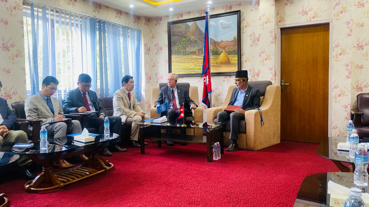 नेपालमा खाद्य सुरक्षाको मुल प्रवाहीकरणमा एफएओको महत्वपूर्ण भूमिका :मन्त्री अधिकारी