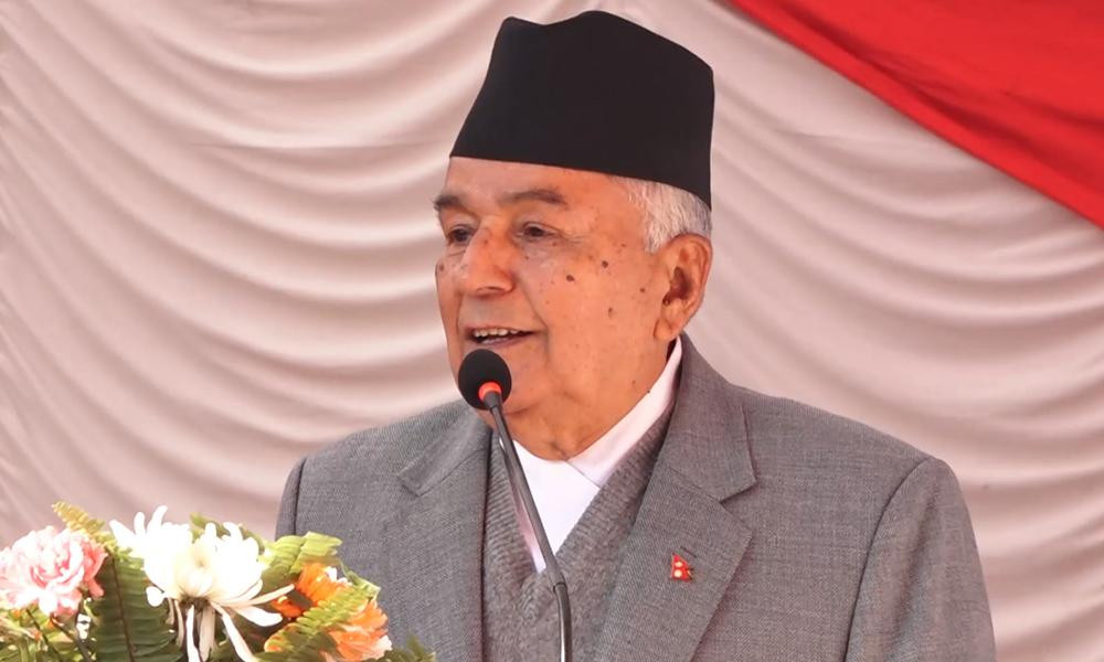 पर्वमार्फत एकापसमा सद्भाव र बन्धुत्वको भावना अभिवृद्धि हुन्छ: राष्ट्रपति पौडेल